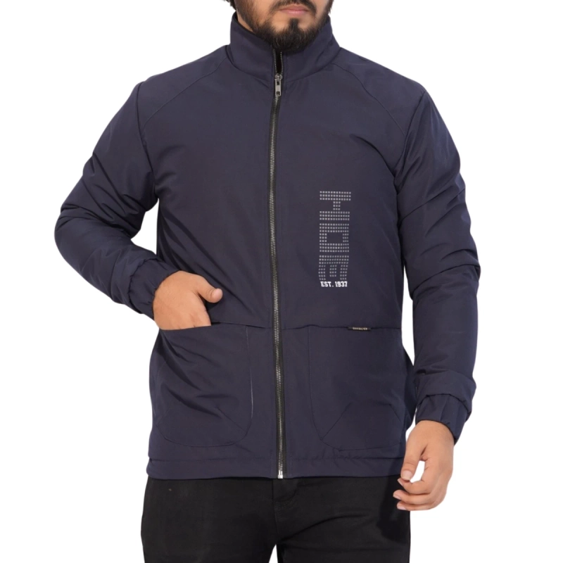 Premium Solid Jacket - Blue