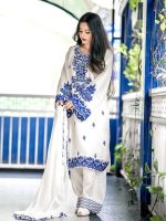 Luxury Embroidery 3-Piece Y101 - Image 2